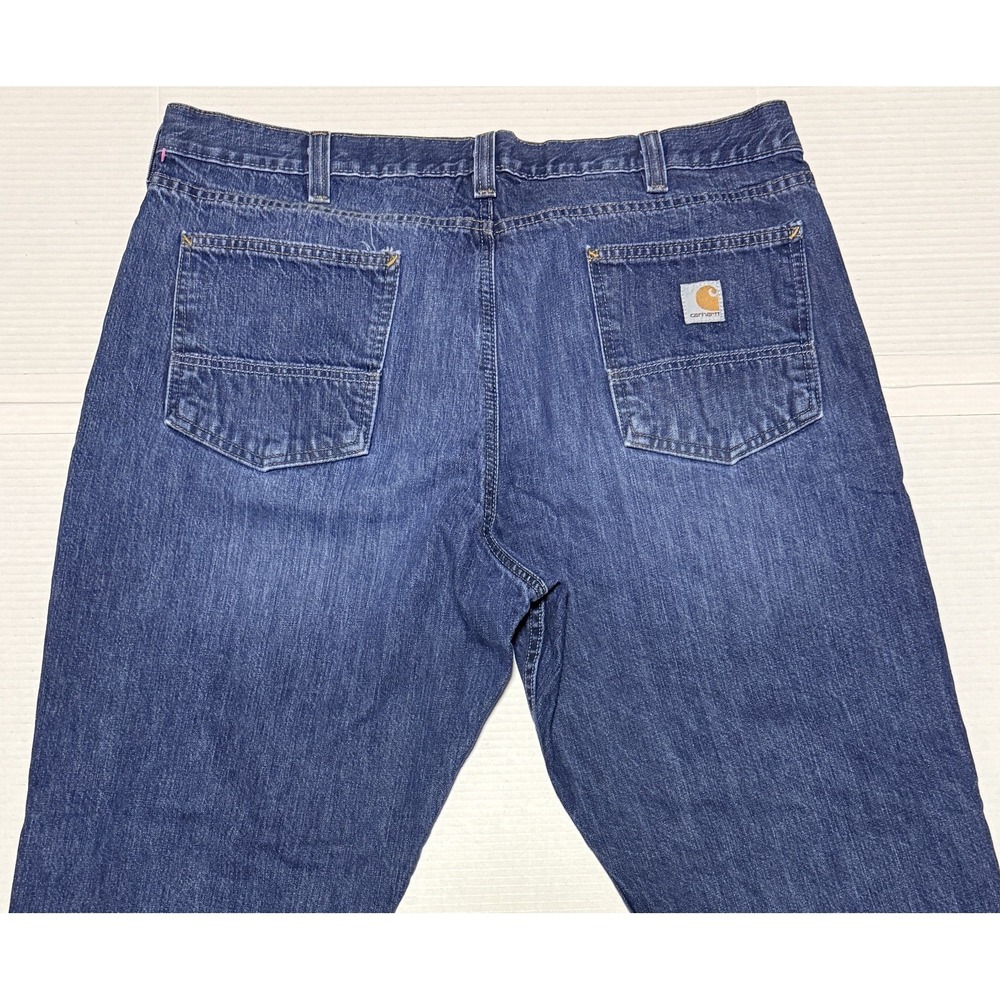 CARHARTT - Men's Relaxed Fit‎ Straight Denim Work Jeans 105119 H44 - Size 40x32